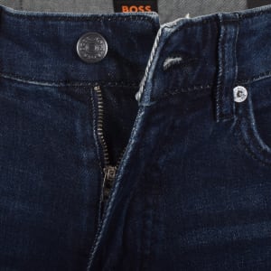 Image number 5 for BOSS Onyx Slim Tapered Fit Dark Wash Jeans Blue