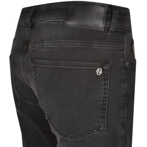 Image number 4 for BOSS Maine Regular Fit Jeans Black