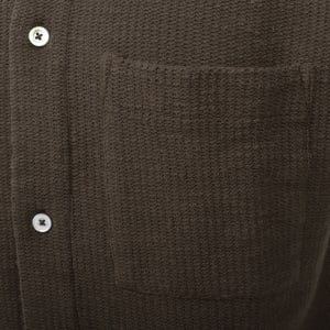 Image number 4 for Norse Projects Gustav Crochet Jersery Shirt Brown