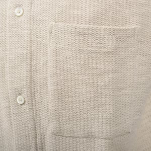 Image number 4 for Norse Projects Gustav Crochet Jersery Shirt Beige