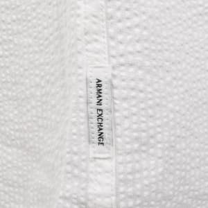 Image number 4 for Armani Exchange Textured Shirt Off White