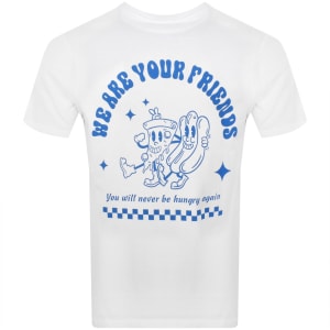 Image number 4 for Farah Limscott Graphic T Shirt White