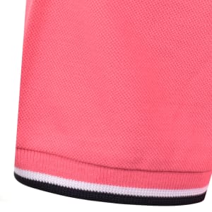 Image number 4 for Marshall Artist Tipped Polo T Shirt Salmon Pink