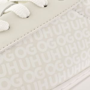 Image number 4 for HUGO Morrie Tennis Trainers Off White