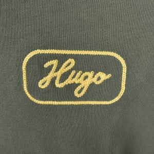 Image number 4 for HUGO Blue Nampie T Shirt Green