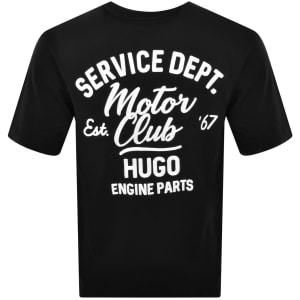 Image number 5 for HUGO Blue Nampie T Shirt Black
