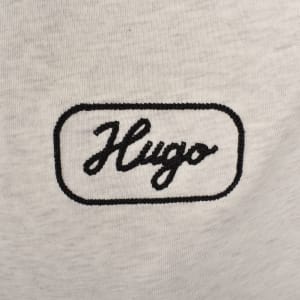 Image number 4 for HUGO Blue Nampie T Shirt Beige