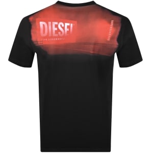 Image number 5 for Diesel T Adjust Slits T Shirt Black