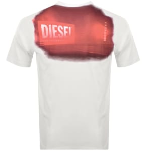 Image number 5 for Diesel T Adjust Slits T Shirt Off White