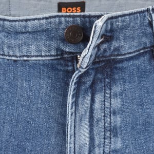 Image number 5 for BOSS Re Maine Regular Fit Jeans Medium Blue