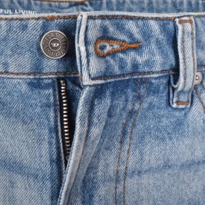 Image number 5 for Diesel Fin Denim Shorts Light Wash Blue