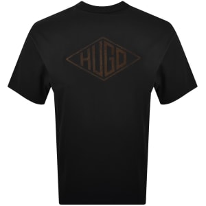 Image number 5 for HUGO Darunu T Shirt Black
