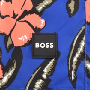 Image number 4 for BOSS Piranha Swim Shorts Medium Blue