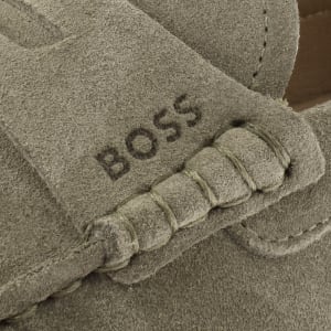 Image number 4 for BOSS Noel Moccasin Shoes Green
