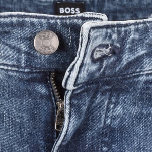 Image number 5 for BOSS H Delaware Slim Fit Jeans Blue