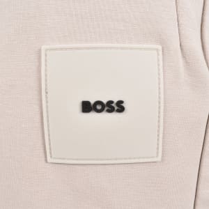 Image number 4 for BOSS Headlo Rib Shorts Beige