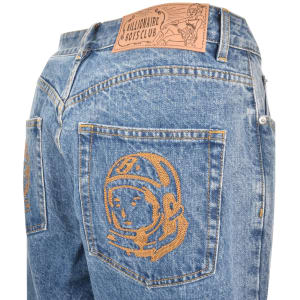 Image number 4 for Billionaire Boys Club Astro Mid Wash Jeans Blue