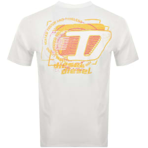 Image number 5 for Diesel T Boxt Div T Shirt White