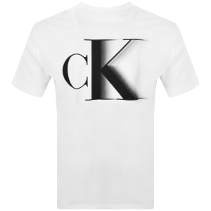 Image number 5 for Calvin Klein Jeans Bold CK T Shirt White