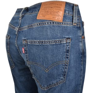 Image number 4 for Levis 502 Tapered Mid Wash Jeans Blue