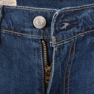 Image number 5 for Levis 502 Tapered Mid Wash Jeans Blue