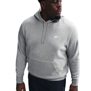 Image number 4 for Nike Club Hoodie Grey