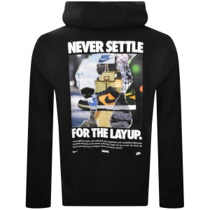 Image number 5 for Nike Dunk Club Hoodie Black