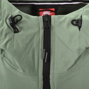 Image number 4 for Nike Tech Woven Windrunner Jacket Green