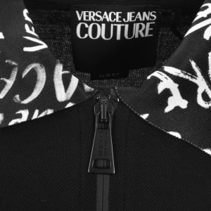 Image number 4 for Versace Jeans Couture Mania Polo T Shirt Black