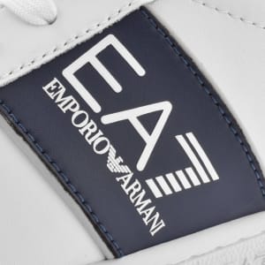 Image number 4 for EA7 Emporio Armani Logo Trainers White