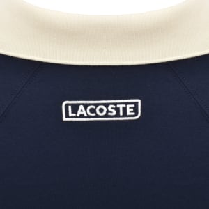 Image number 5 for Lacoste Mesh Panel Polo T Shirt Navy