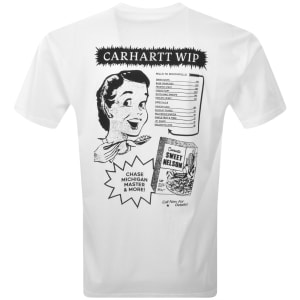 Image number 5 for Carhartt WIP Catalogue T Shirt White