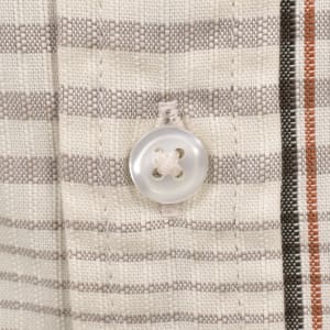 Image number 4 for Carhartt WIP Roslin Check Loose Fit Shirt Beige