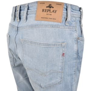 Image number 4 for Replay RBJ 981 Shorts Blue