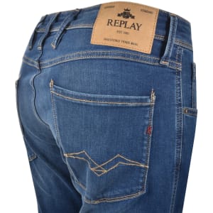 Image number 4 for Replay Anbass Jeans Blue