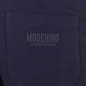 Image number 5 for Moschino Jersey Shorts Blue