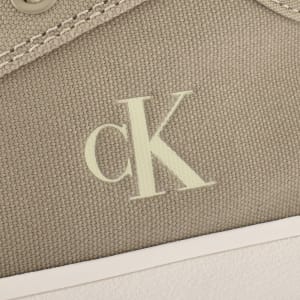 Image number 4 for Calvin Klein Jeans Low Top Trainers Khaki