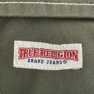 Image number 4 for True Religion Big T Cargo Trousers Green