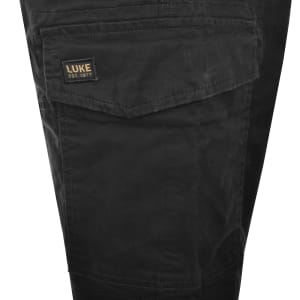 Image number 4 for Luke 1977 Suez Cargo Shorts Black