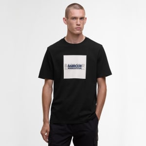 Image number 4 for Barbour International Moakes Graphic T Shirt Black