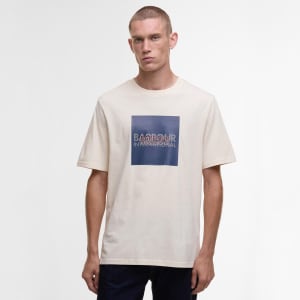 Image number 4 for Barbour International Moakes Graphic T Shirt Cream