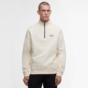 Image number 5 for Barbour International Clipper Sweatshirt Cream