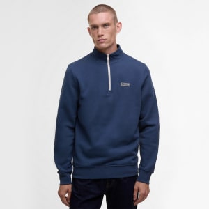 Image number 5 for Barbour International Clipper Sweatshirt Blue