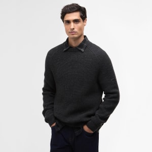 Image number 5 for Barbour International Chester Jumper Grey