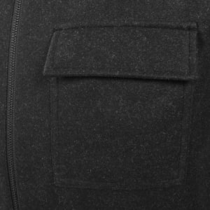 Image number 4 for Barbour International Walken Overshirt Charcoal