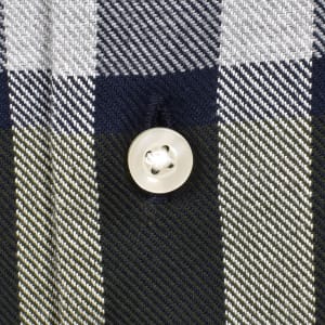 Image number 4 for Barbour Dunoon Tailored Tartan Shirt Navy