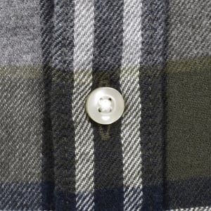 Image number 4 for Barbour Fallbay Checked Tailored Shirt Grey