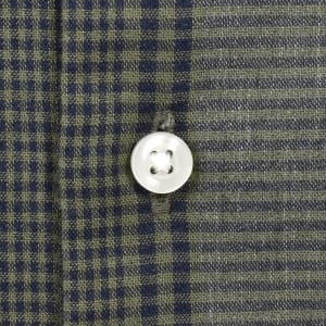 Image number 4 for Barbour Heaney Checked Tailored Shirt Olive