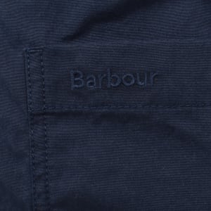 Image number 4 for Barbour Cole Tailored Fit Overshirt Navy