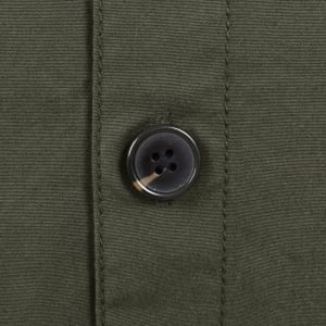 Image number 4 for Barbour Cole Tailored Fit Overshirt Olive Green